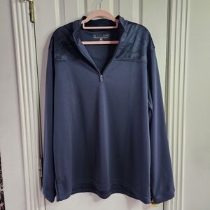 Pebble Beach Navy Quarter-Zip Golf Pullover - Classic, On Trend, Iconic